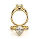 Verragio Halo Pear Engagement Ring