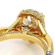 Verragio Halo Pear Engagement Ring