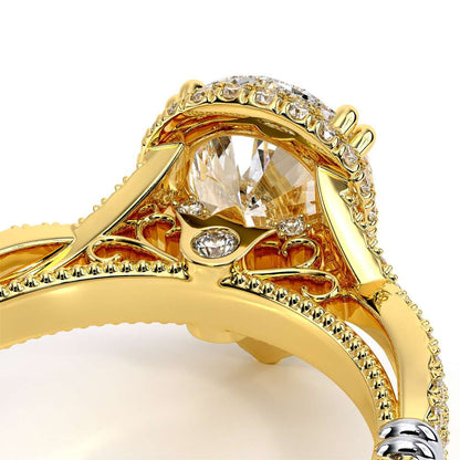 Verragio Halo Pear Engagement Ring