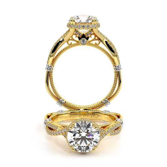 Verragio Halo Round Engagement Ring