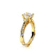 Verragio Three-Stone Oval Engagement Ring