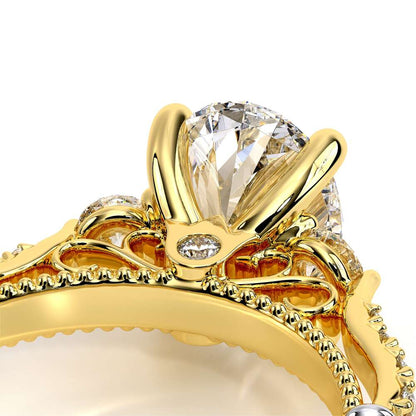 Verragio Three-Stone Oval Engagement Ring