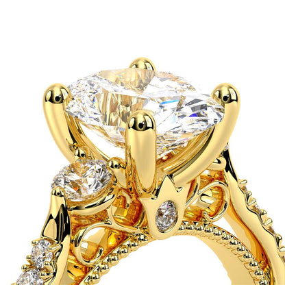 Verragio Three-Stone Oval Engagement Ring