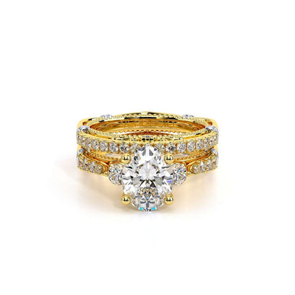 Verragio Three-Stone Oval Engagement Ring