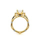 Verragio Three-Stone Oval Engagement Ring