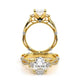 Verragio Three-Stone Oval Engagement Ring