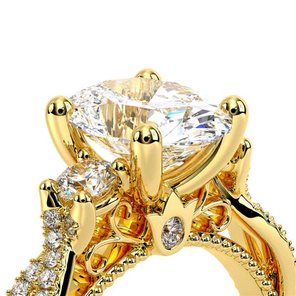 Verragio Three-Stone Oval Engagement Ring
