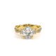 Verragio Three-Stone Oval Engagement Ring