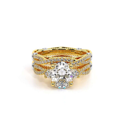 Verragio Three-Stone Oval Engagement Ring