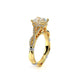 Verragio Halo Princess Engagement Ring