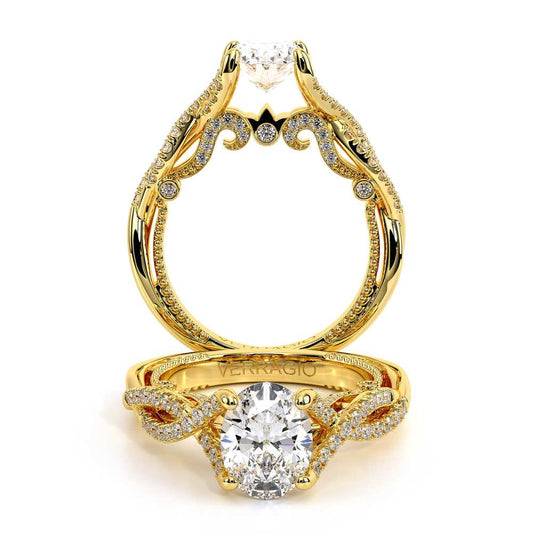 Verragio Pave Oval Engagement Ring