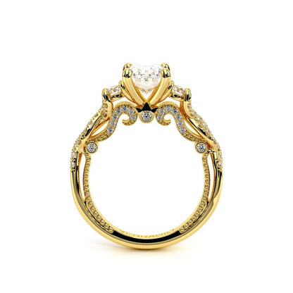 Verragio Three-Stone Oval Engagement Ring
