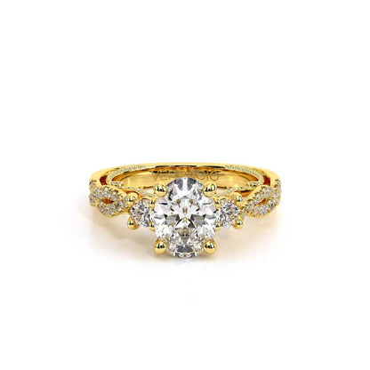 Verragio Three-Stone Oval Engagement Ring