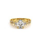 Verragio Three-Stone Oval Engagement Ring