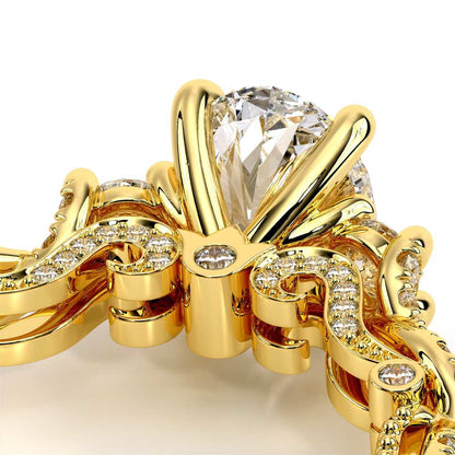 Verragio Three-Stone Oval Engagement Ring