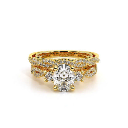 Verragio Three-Stone Oval Engagement Ring