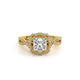 Verragio Halo Princess Engagement Ring