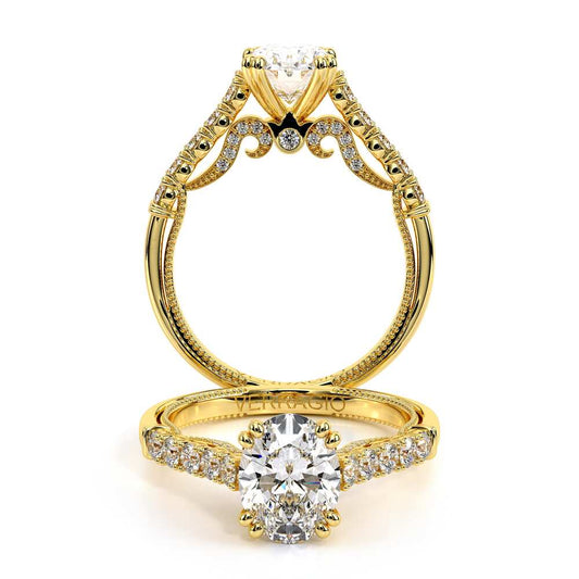 Verragio Pave Oval Engagement Ring