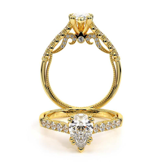 Verragio Pave Pear Engagement Ring