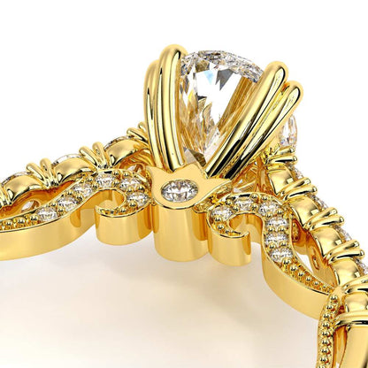 Verragio Pave Pear Engagement Ring