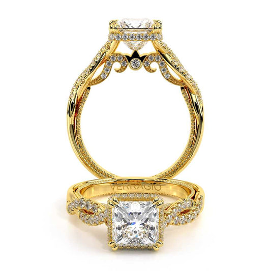 Verragio Halo Princess Engagement Ring