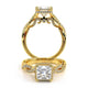 Verragio Halo Princess Engagement Ring