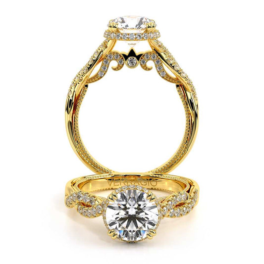 Verragio Halo Round Engagement Ring