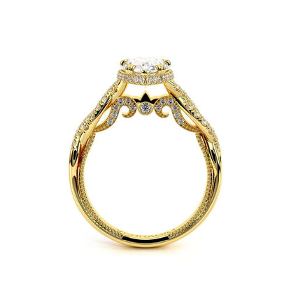 Verragio Halo Pear Engagement Ring