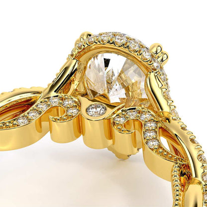 Verragio Halo Pear Engagement Ring