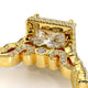 Verragio Halo Princess Engagement Ring