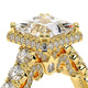 Verragio Halo Princess Engagement Ring