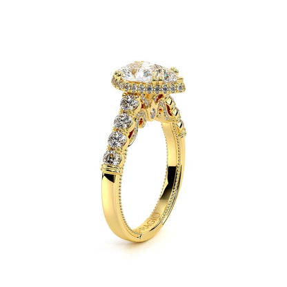 Verragio Halo Pear Engagement Ring