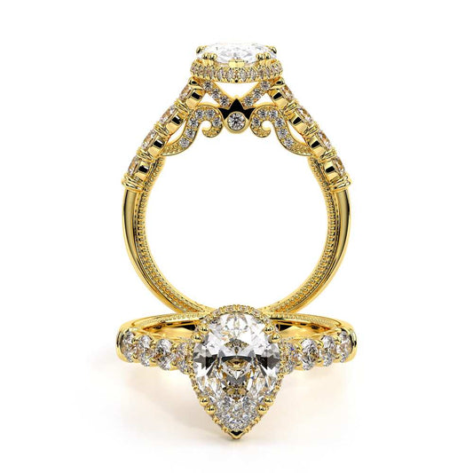 Verragio Halo Pear Engagement Ring