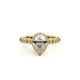 Verragio Halo Pear Engagement Ring