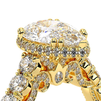Verragio Halo Pear Engagement Ring