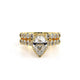 Verragio Halo Pear Engagement Ring