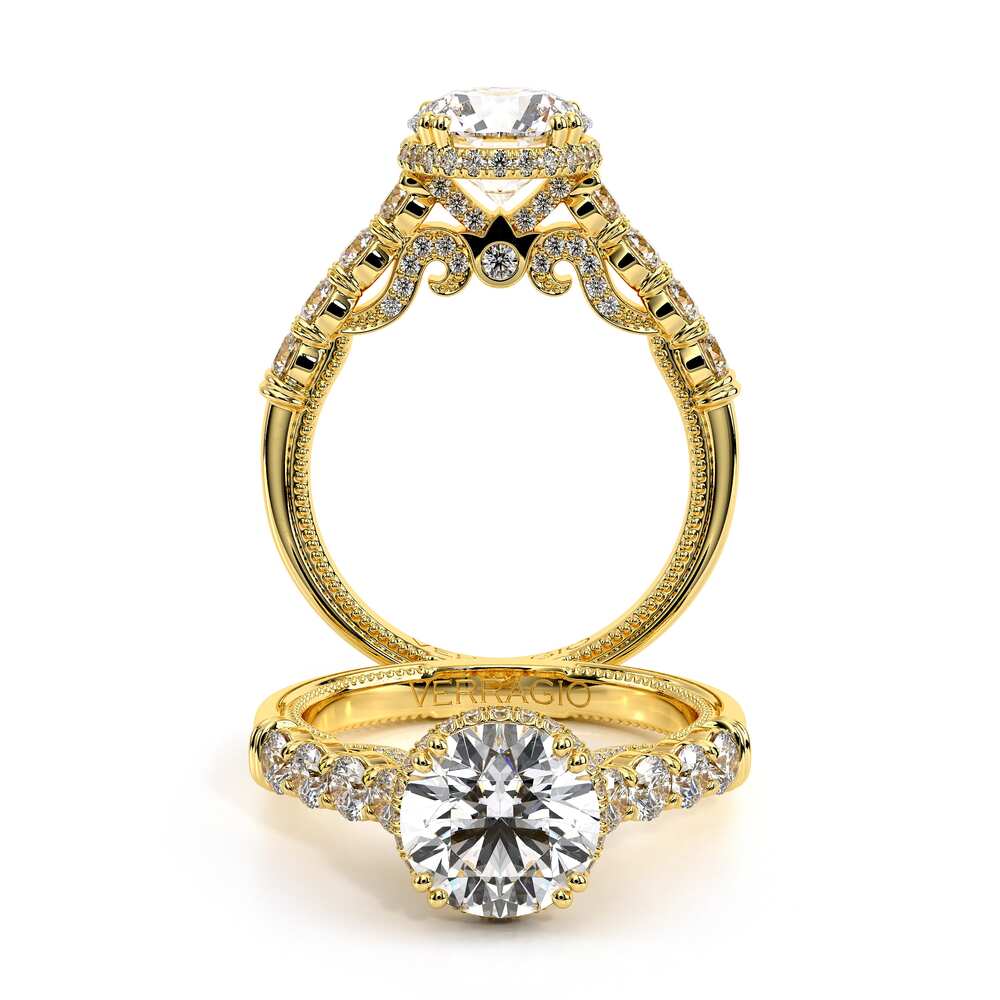 Verragio Halo Round Engagement Ring