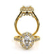 Verragio Halo Oval Engagement Ring
