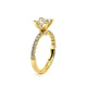 Verragio Solitaire Princess Engagement Ring