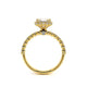 Verragio Halo Princess Engagement Ring