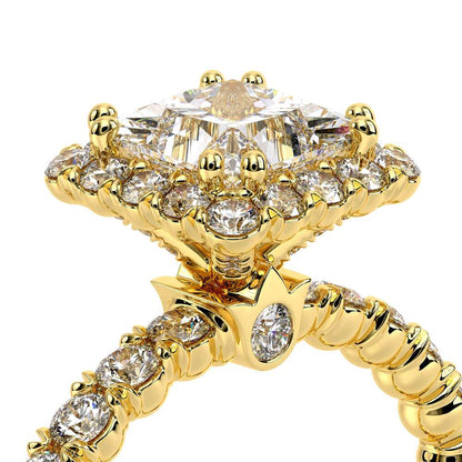 Verragio Halo Princess Engagement Ring
