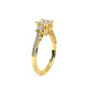 Verragio Three-Stone Princess Engagement Ring