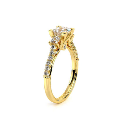 Verragio Three-Stone Princess Engagement Ring
