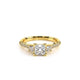 Verragio Three-Stone Princess Engagement Ring
