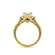 Verragio Three-Stone Princess Engagement Ring
