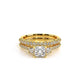 Verragio Three-Stone Princess Engagement Ring