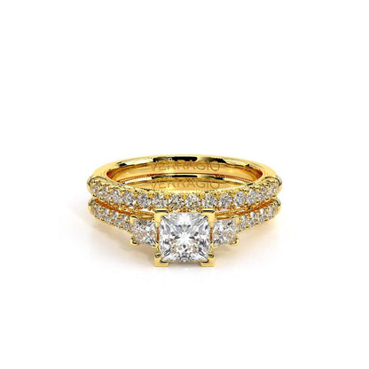 Verragio Three-Stone Princess Engagement Ring