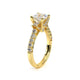Verragio Three-Stone Princess Engagement Ring