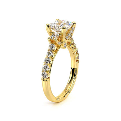 Verragio Three-Stone Princess Engagement Ring