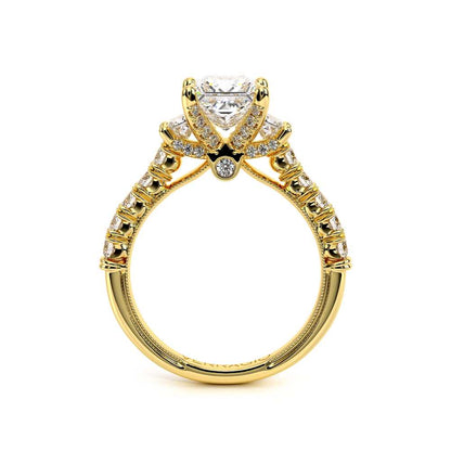 Verragio Three-Stone Princess Engagement Ring